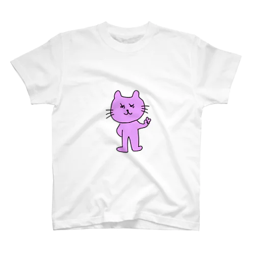 めめ猫 Regular Fit T-Shirt