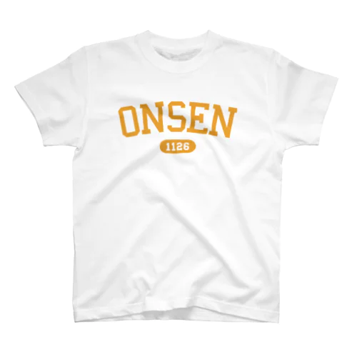 ONSEN 1126 （イエロー） Regular Fit T-Shirt