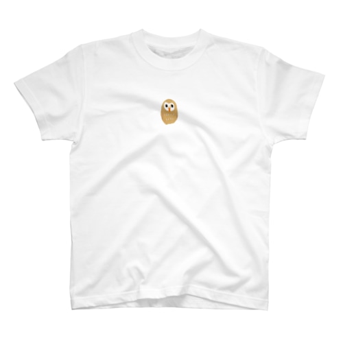 フクロウ（茶） Regular Fit T-Shirt
