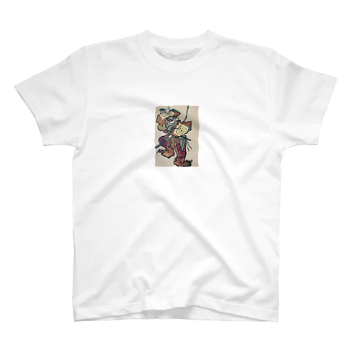 歌舞伎木版画ART Regular Fit T-Shirt