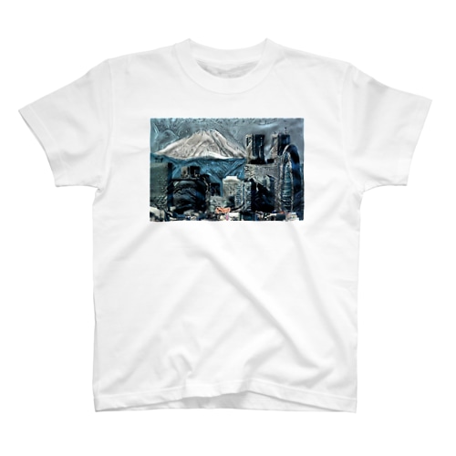 サイケ浮世絵富士 Regular Fit T-Shirt