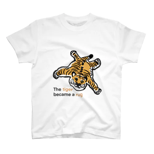 トラが敷物になった Regular Fit T-Shirt