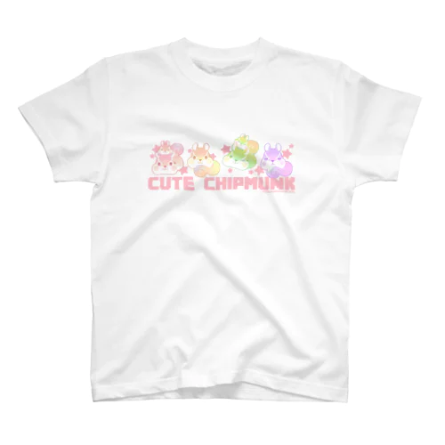 レインボーもっちりす スタンダードTシャツ