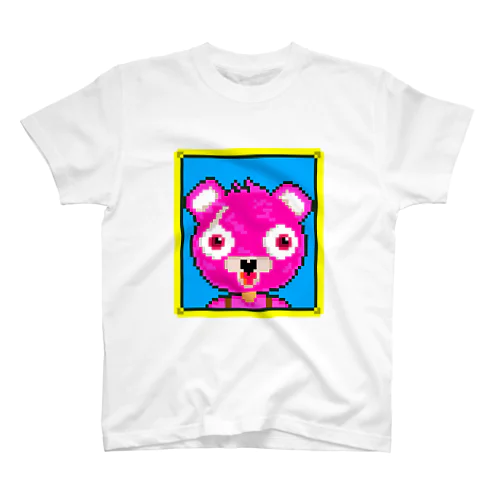 ピンクのくまちゃんドット絵 Regular Fit T-Shirt