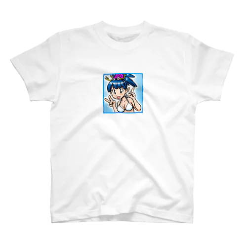 宇宙人で水着ビキニガールのハルカちゃん スタンダードTシャツ