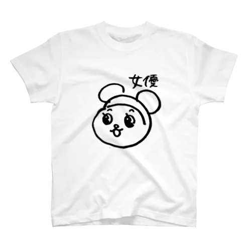 19【背景透過】女優 Regular Fit T-Shirt