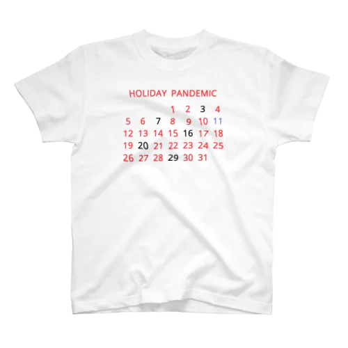 HOLIDAY PANDEMIC スタンダードTシャツ