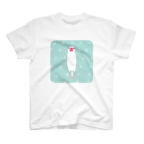 文鳥さん（ドット２） スタンダードTシャツ