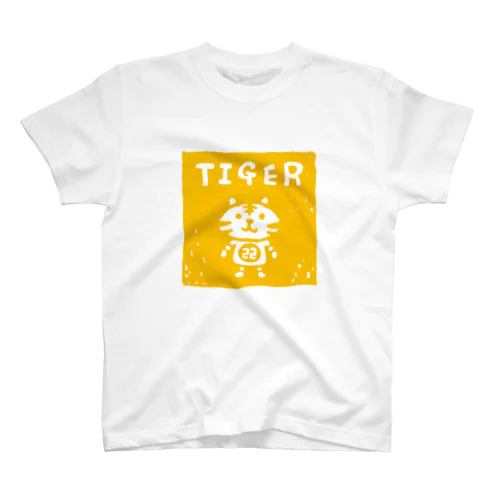 寅ハンコ柄・たたずむ Regular Fit T-Shirt