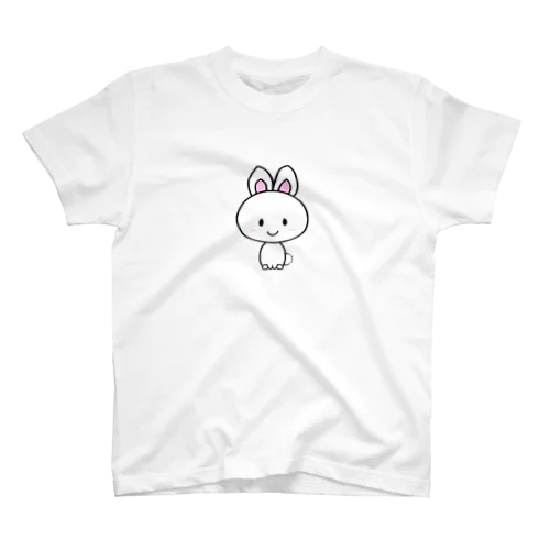 白い子うさぎ スタンダードTシャツ