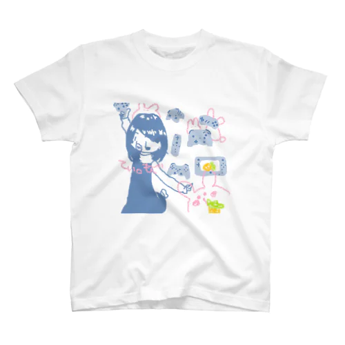 ごーごーてぃ。もぐ スタンダードTシャツ