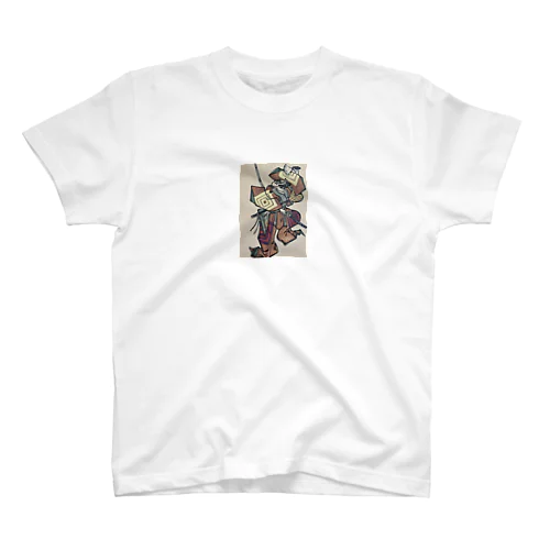 歌舞伎木版画ART Regular Fit T-Shirt