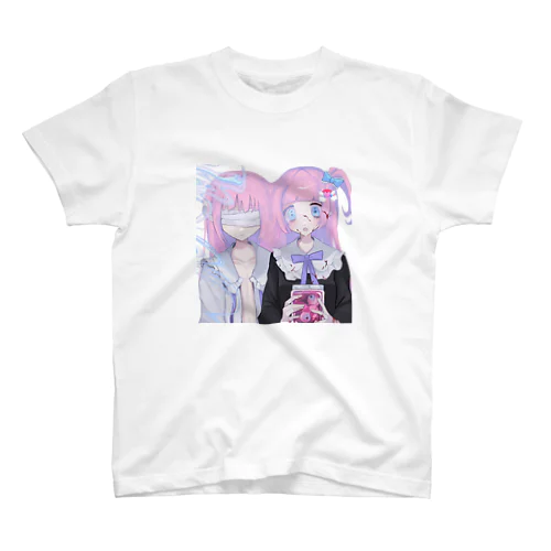 融けるピンクちゃん Regular Fit T-Shirt