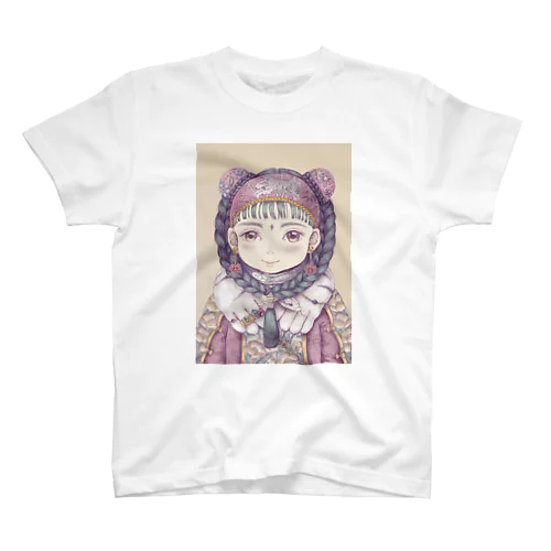 虎民族の女の子 スタンダードTシャツ