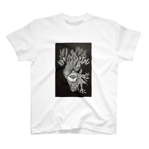 ➕ART PLANT staghorn ferns スタンダードTシャツ