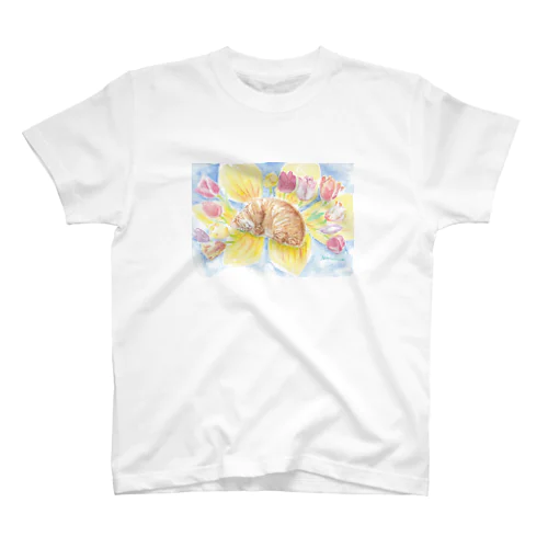 春眠猫 Regular Fit T-Shirt