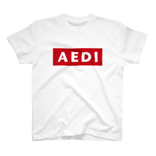 AEDI ロゴTシャツ スタンダードTシャツ