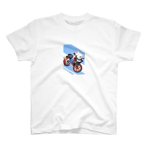 たぬきステッカー Regular Fit T-Shirt