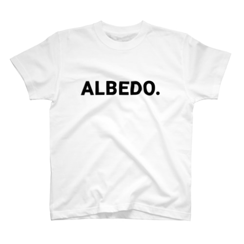 ALBEDO　黒 Regular Fit T-Shirt