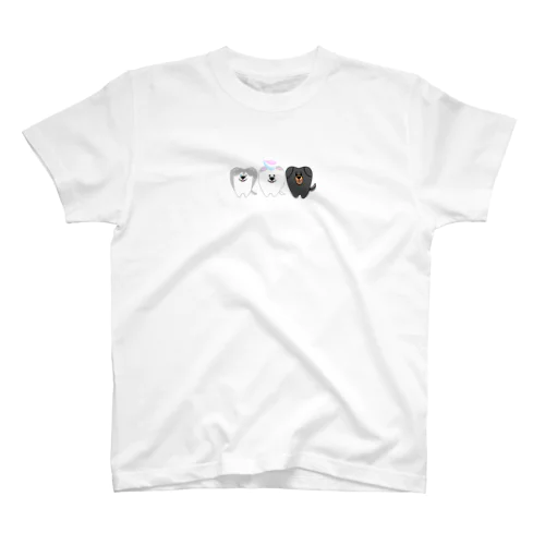 3匹のけんしんくん Regular Fit T-Shirt