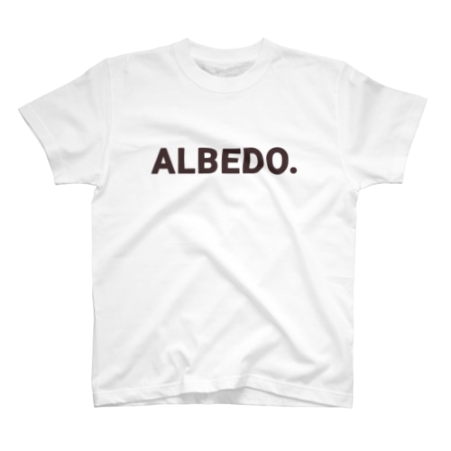 ALBEDO　茶 Regular Fit T-Shirt