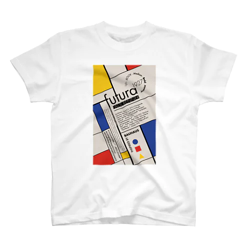 Futura Typography Design  Regular Fit T-Shirt