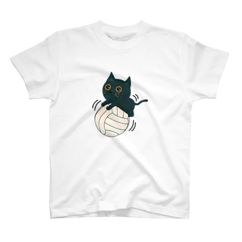 バレーボールの猫ちゃん スタンダードTシャツ