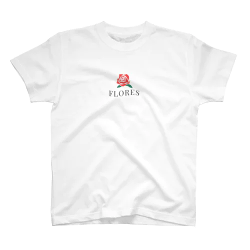 Flores Rose Flores Rose「White/白」 Regular Fit T-Shirt