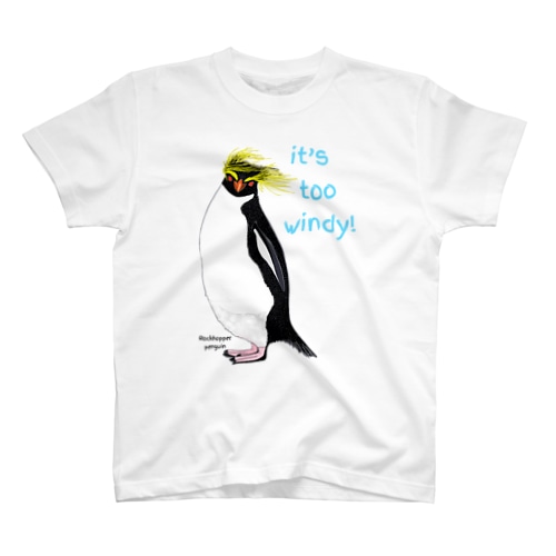 Rockhopper penguin　(イワトビペンギン) Regular Fit T-Shirt
