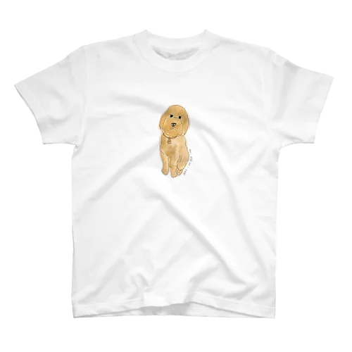 standard poodle 『ily』 Regular Fit T-Shirt