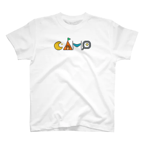ドット絵ロゴ　CAMP Regular Fit T-Shirt