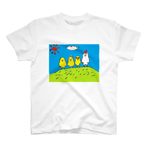 トリノオヤコ スタンダードTシャツ