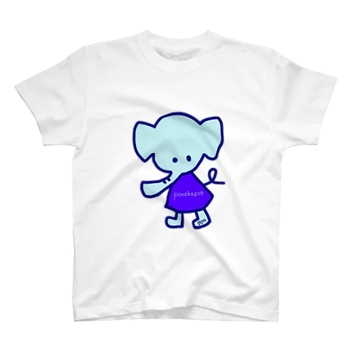 ゾウサン(ponchozoo) スタンダードTシャツ