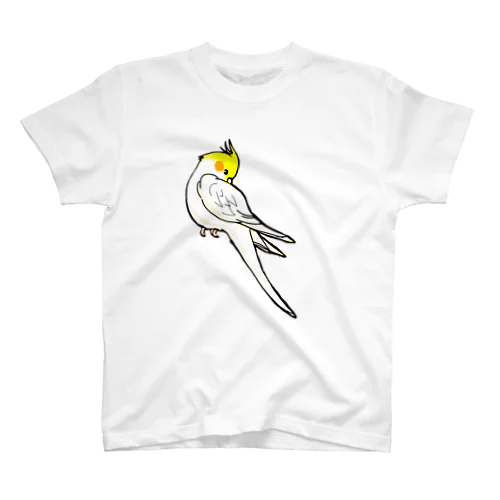 オカメインコさん(◍’ѳ ’◍) スタンダードTシャツ