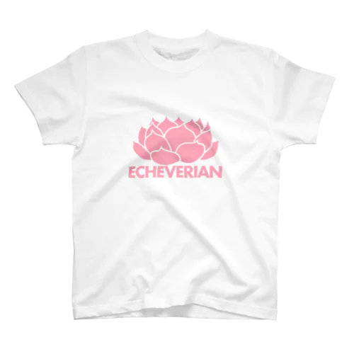 エケベリアンロゴ（ピンク） Regular Fit T-Shirt