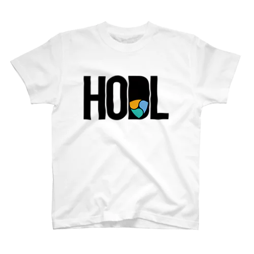 HODL XEM blackfont スタンダードTシャツ