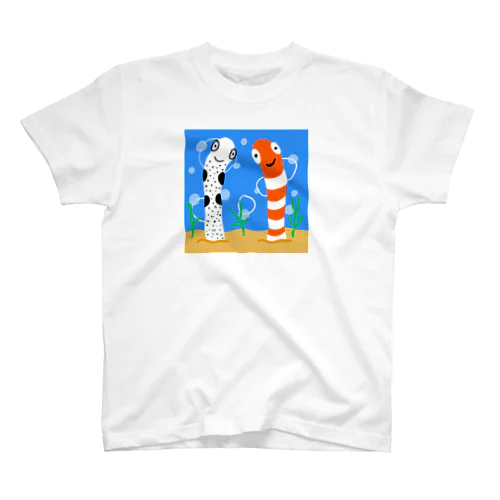 チンアナゴとニシキアナゴ スタンダードTシャツ