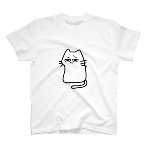 上目遣いの猫 Regular Fit T-Shirt