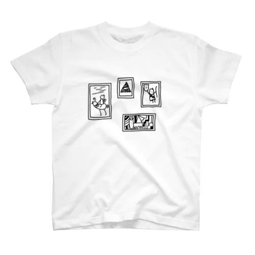 古代の謎展(白黒) Regular Fit T-Shirt