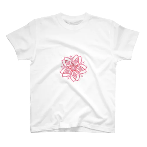 桜まんだらpink Regular Fit T-Shirt