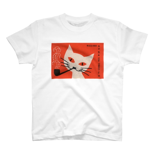 ポーランド　オレンジ・パイプねこ Regular Fit T-Shirt