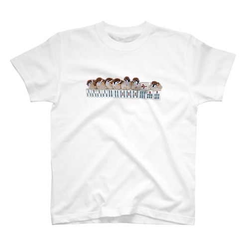 雀達×一向聴 Regular Fit T-Shirt