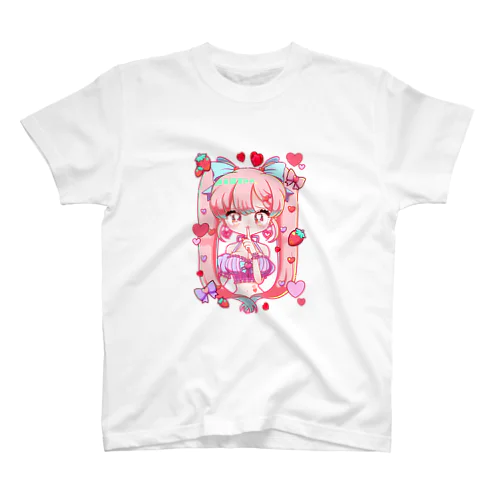 ゆめかわあにゃパンちゃん Regular Fit T-Shirt