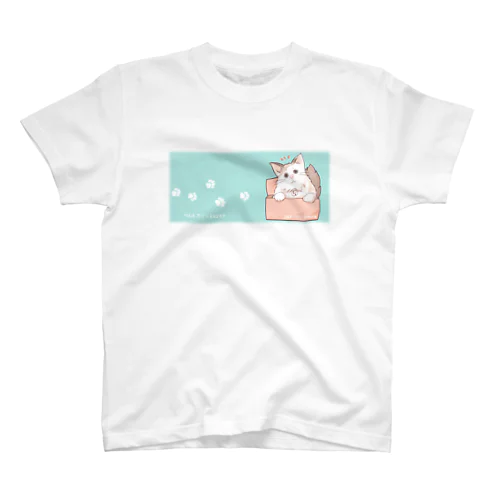 箱入り娘すーちゃん ブルー横 スタンダードTシャツ