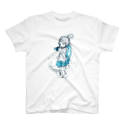 荒野の豚とカメラ女子 スタンダードTシャツ