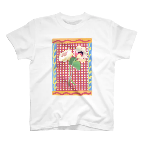 Check check floflower スタンダードTシャツ