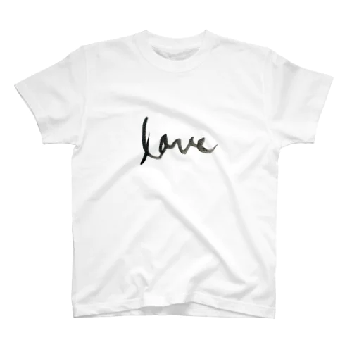 手描き水彩”Love” スタンダードTシャツ