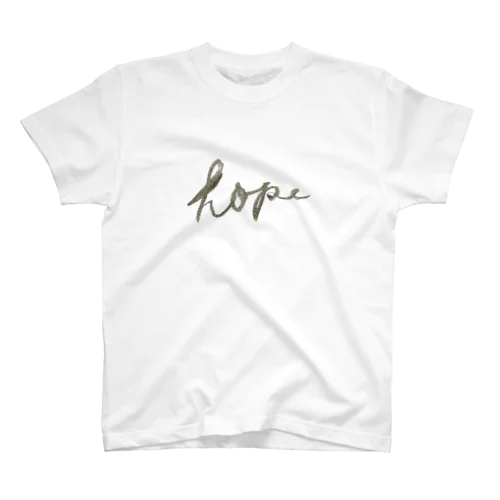 手描き水彩 ”Hope” 希望 スタンダードTシャツ