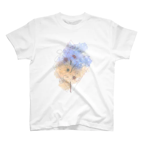 お花(菱形) Regular Fit T-Shirt