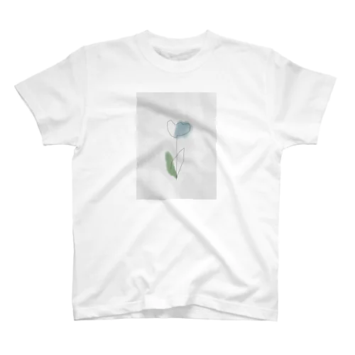 Art  lightblue green *tulip スタンダードTシャツ